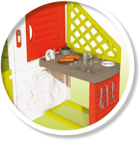 Smoby Neo Friends House Speelhuis met Keuken - 1,72m, 2 Deuren, Elektronische Bel