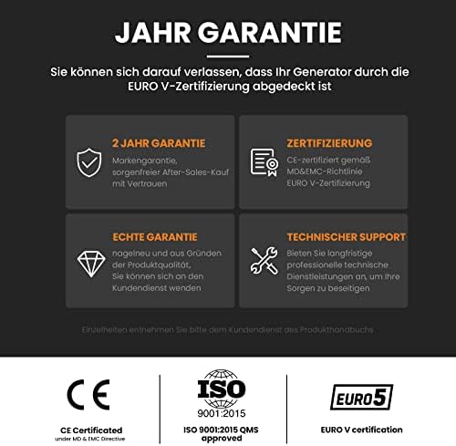 MaXpeedingRods Inverter Generator 3300W - Benzine, 4-Takt met USB & 230V