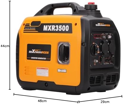 MaXpeedingRods Inverter Generator 3300W - Benzine, 4-Takt met USB & 230V